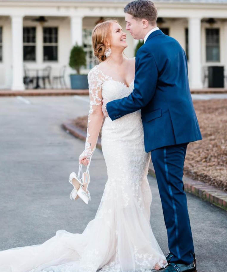 Photo of the real bride and groom #2