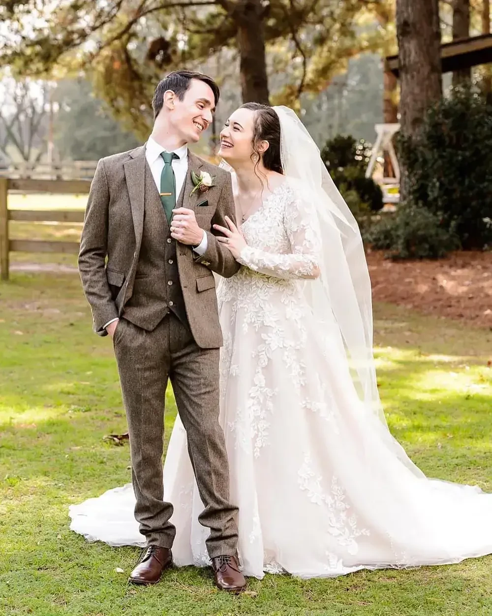 Photo of the real bride and groom #1