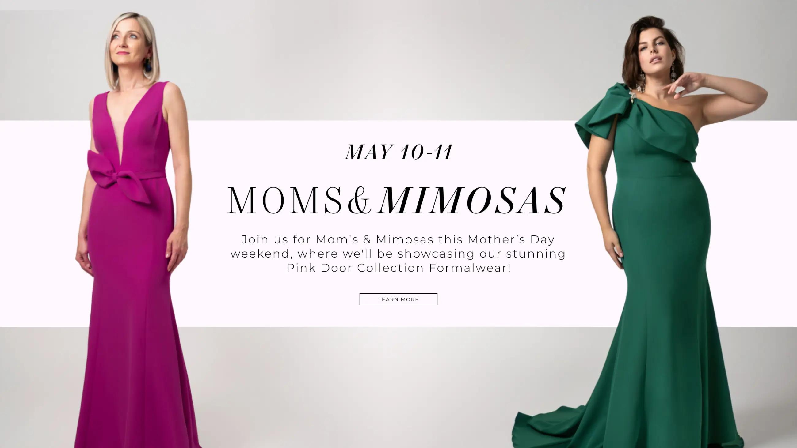 Moms and Mimosas event desktop banner
